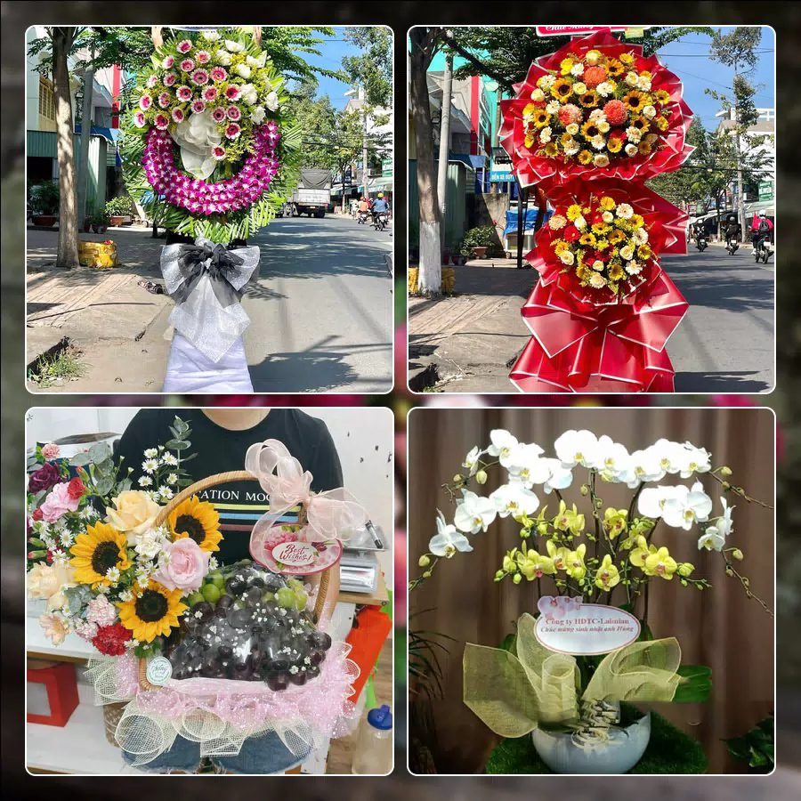 Mẫu hoa tươi cắm mới tại shop hoa Phường Bình Hưng Hòa