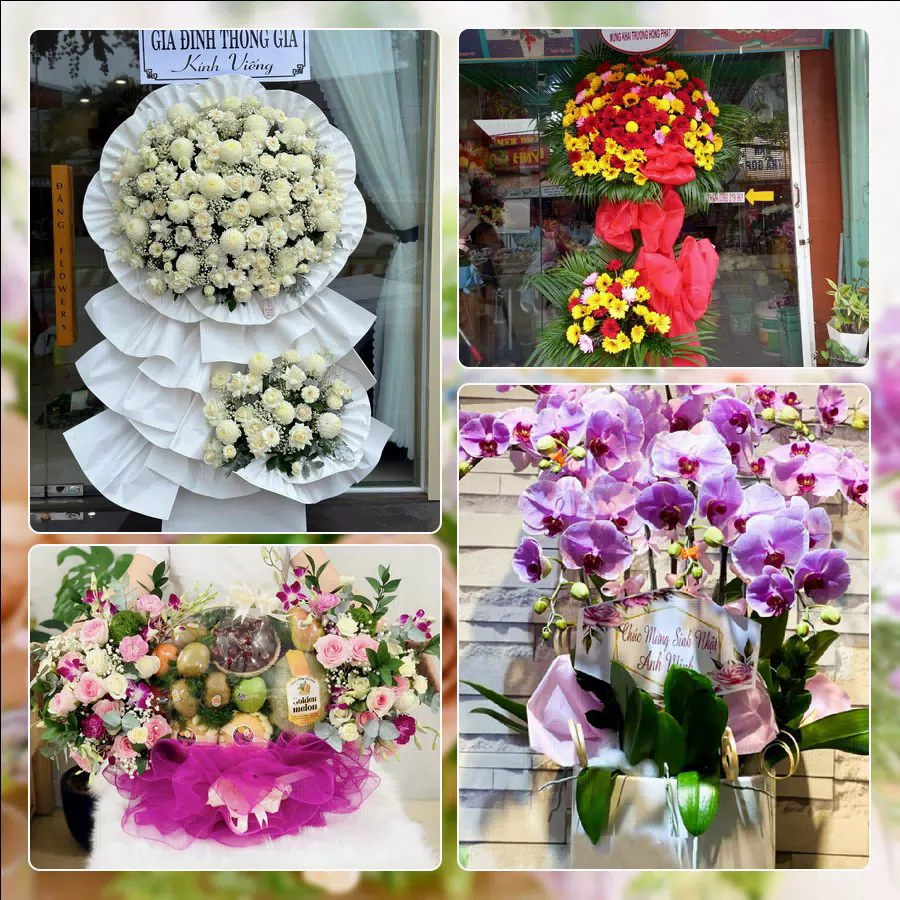Mẫu hoa tươi cắm mới tại shop hoa Phường Tương Mai