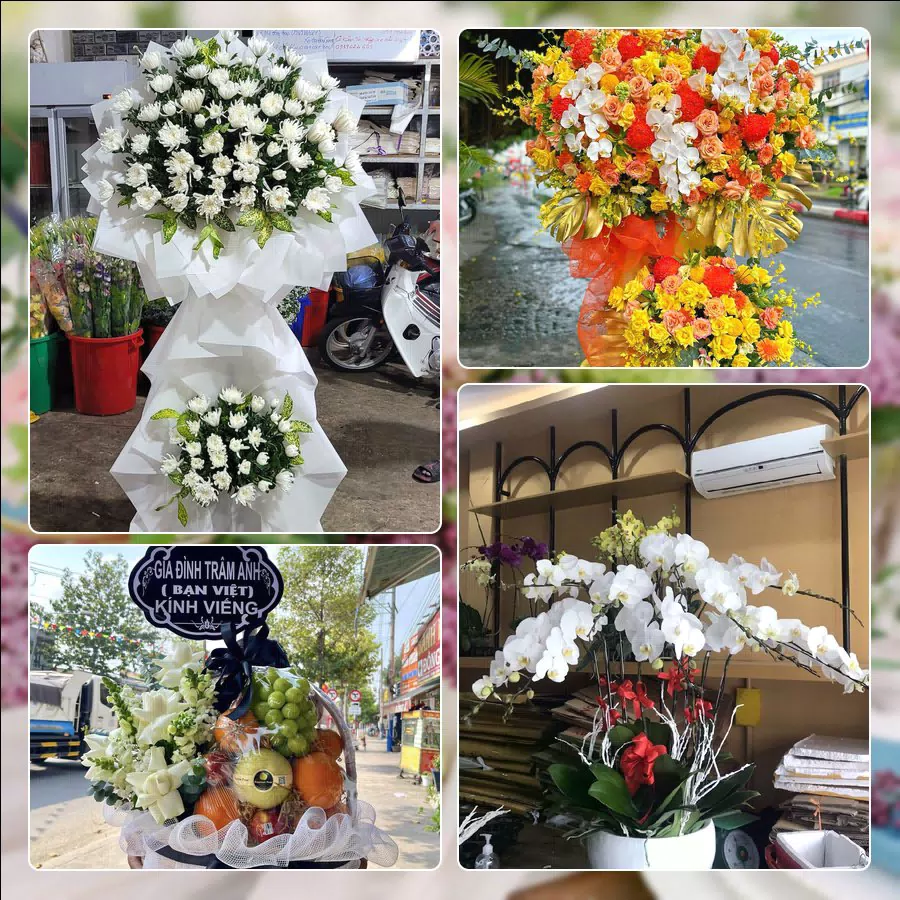 Mẫu hoa tươi cắm mới tại shop hoa Phường Phú Định
