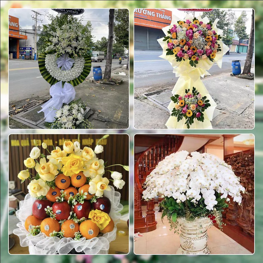 Mẫu hoa tươi cắm mới tại shop hoa Phường Tăng Nhơn Phú