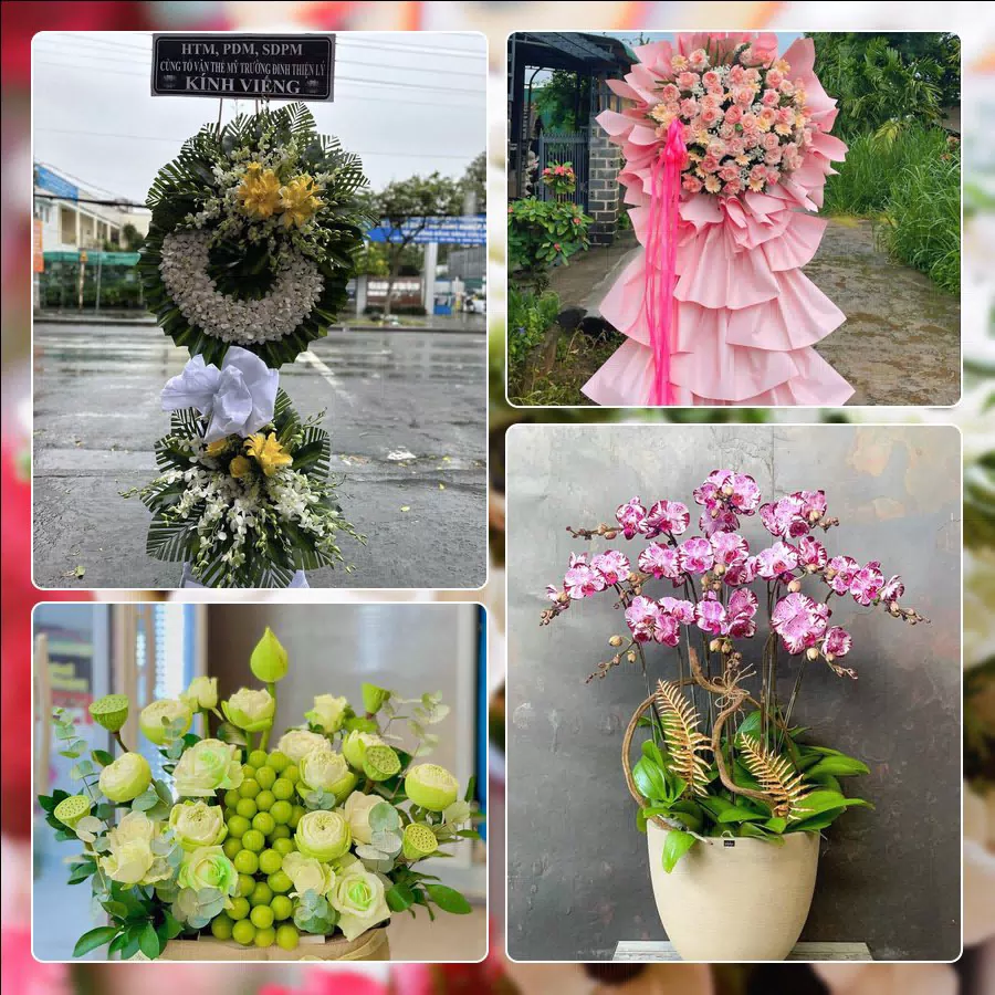 Mẫu hoa tươi cắm mới tại shop hoa Phường Thông Tây Hội