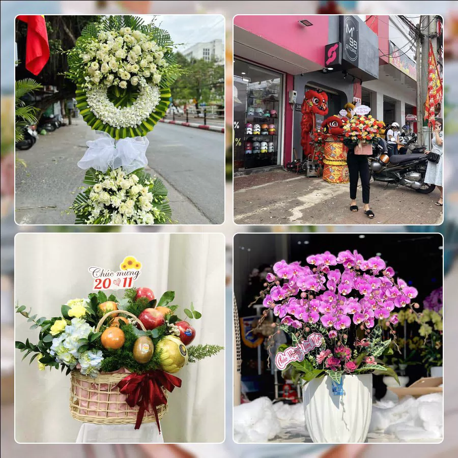 Mẫu hoa tươi cắm mới tại shop hoa Phường Bình Đông