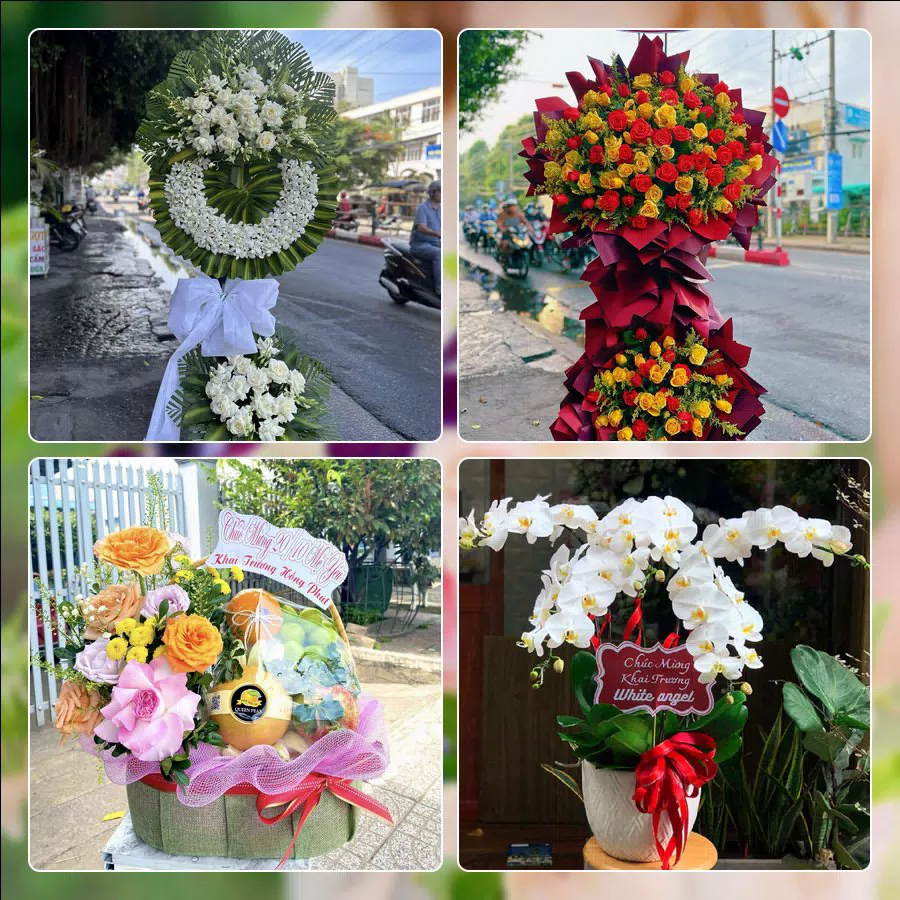 Mẫu hoa tươi cắm mới tại shop hoa Phường Tân Hưng