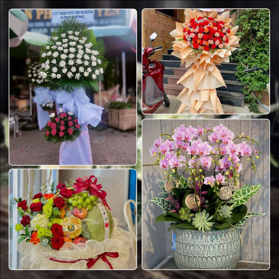 Mẫu hoa tươi cắm mới tại shop hoa Phường Bình Tân