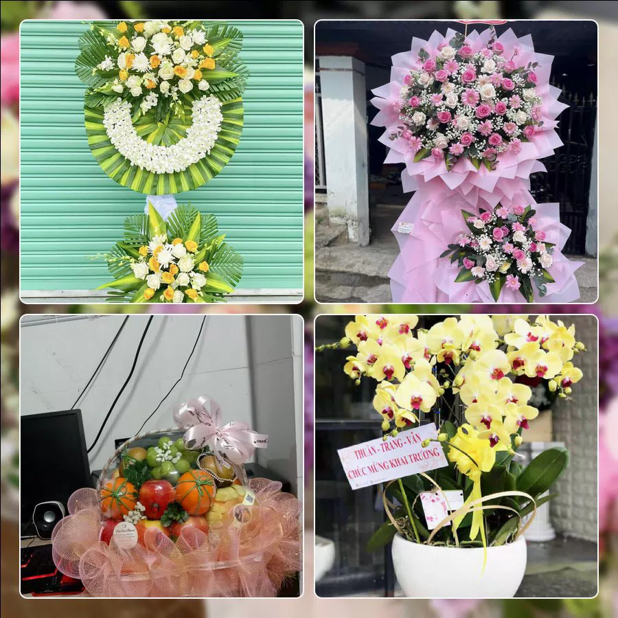 Mẫu hoa tươi cắm mới tại shop hoa Phường Tam Bình