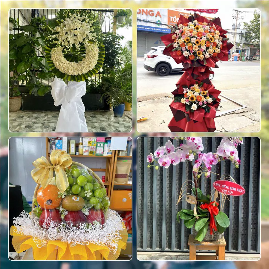 Mẫu hoa tươi cắm mới tại shop hoa Phường Linh Xuân