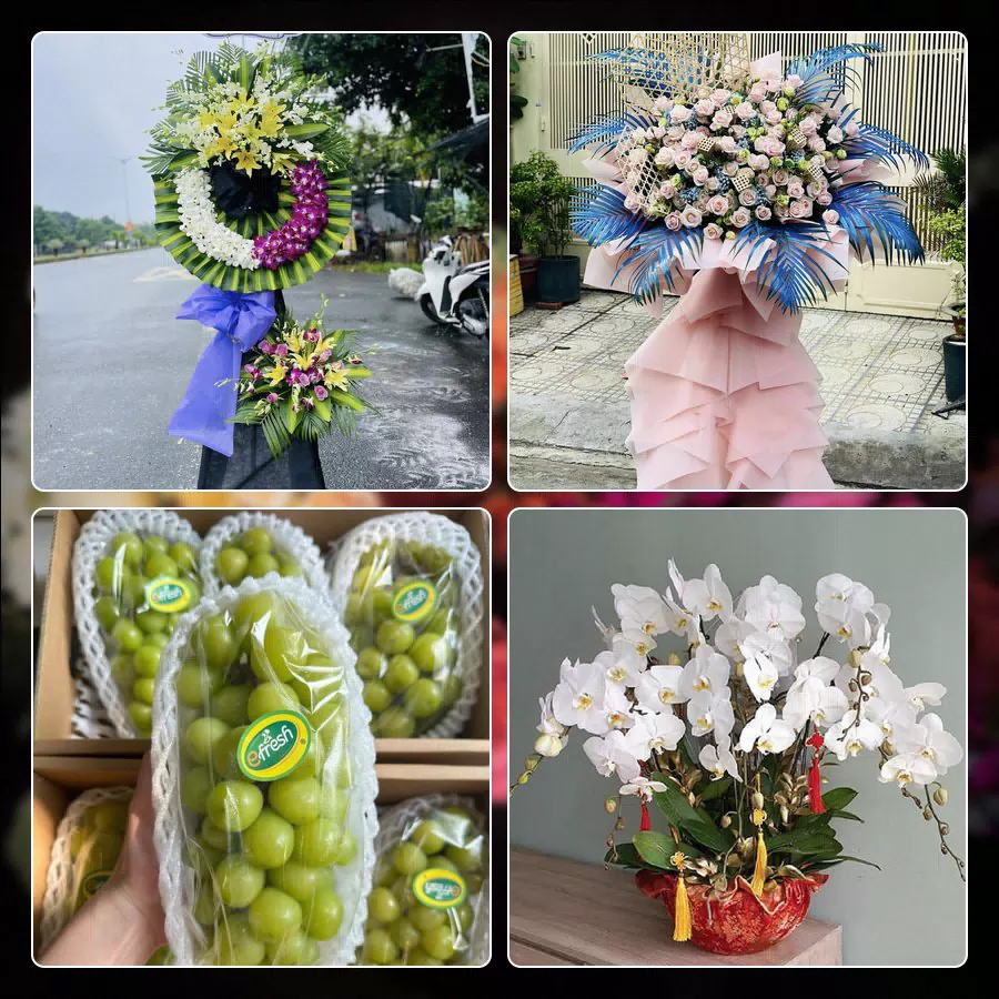 Mẫu hoa tươi cắm mới tại shop hoa Phường Phước Long