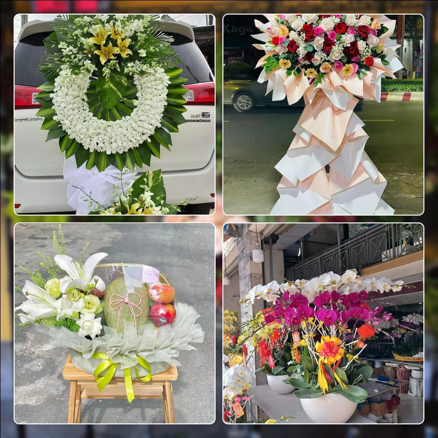 Mẫu hoa tươi cắm mới tại shop hoa Ninh Kiều