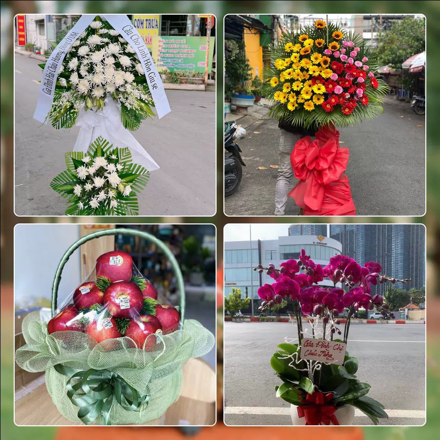 Mẫu hoa tươi cắm mới tại shop hoa Phường Bình Tiên