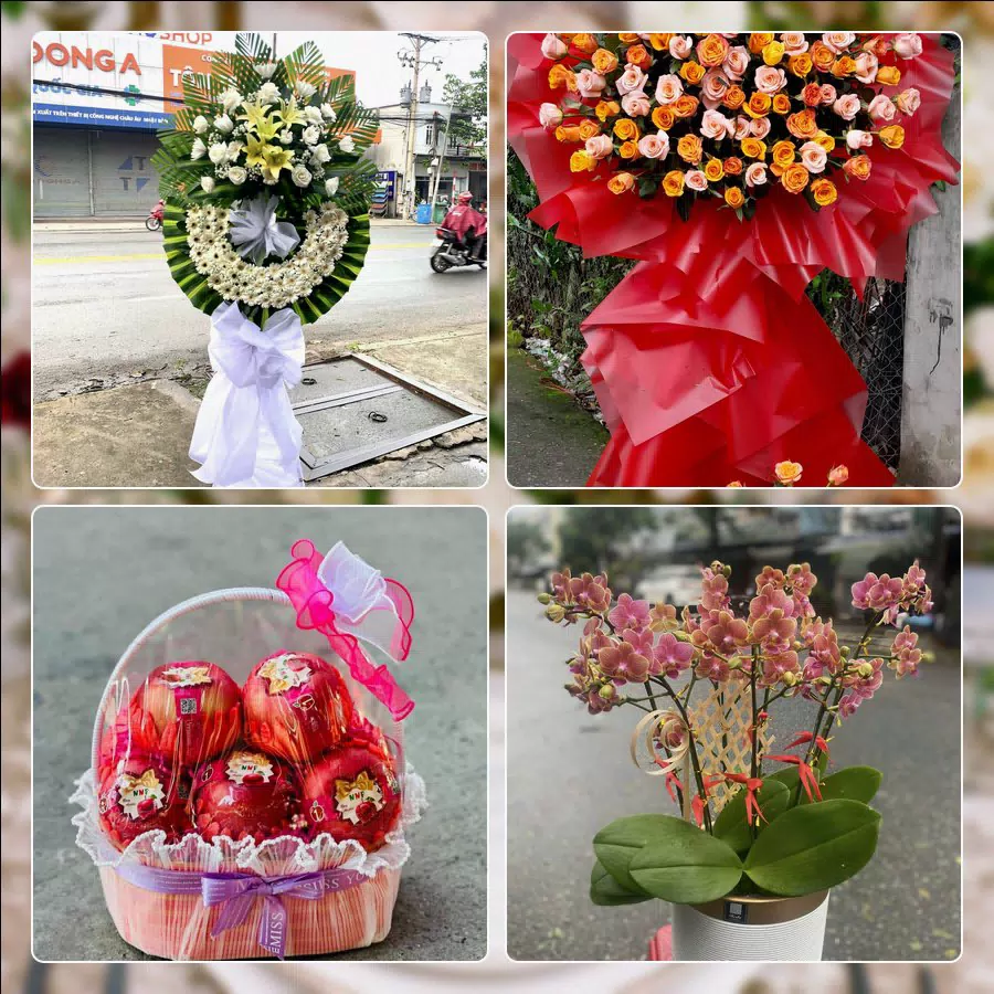 Mẫu hoa tươi cắm mới tại shop hoa Phường Thuận Giao