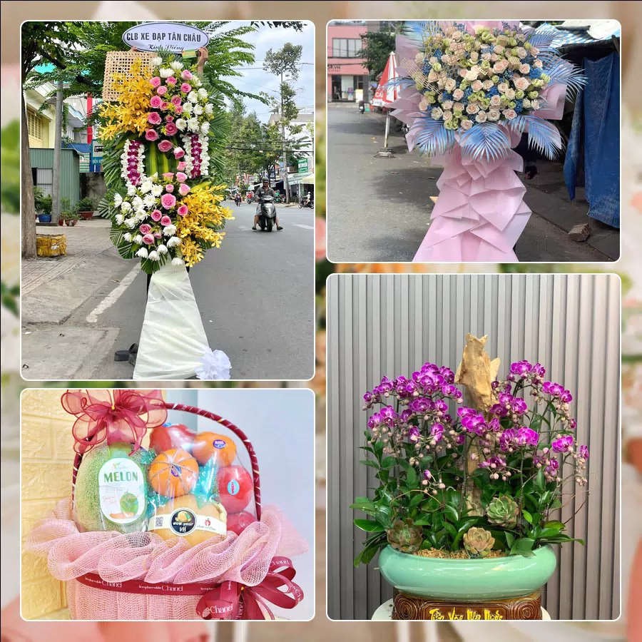 Mẫu hoa tươi cắm mới tại shop hoa Phường Phú Thạnh