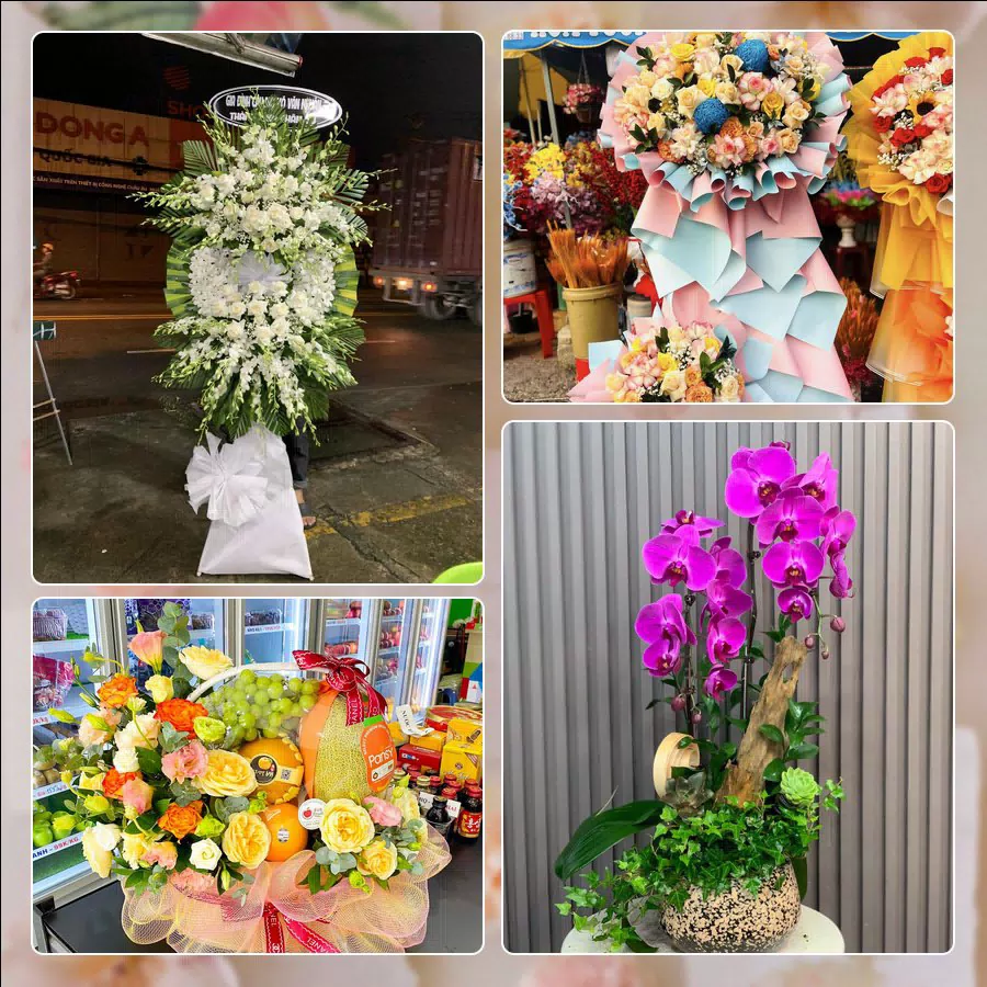 Mẫu hoa tươi cắm mới tại shop hoa Phường Vĩnh Tuy