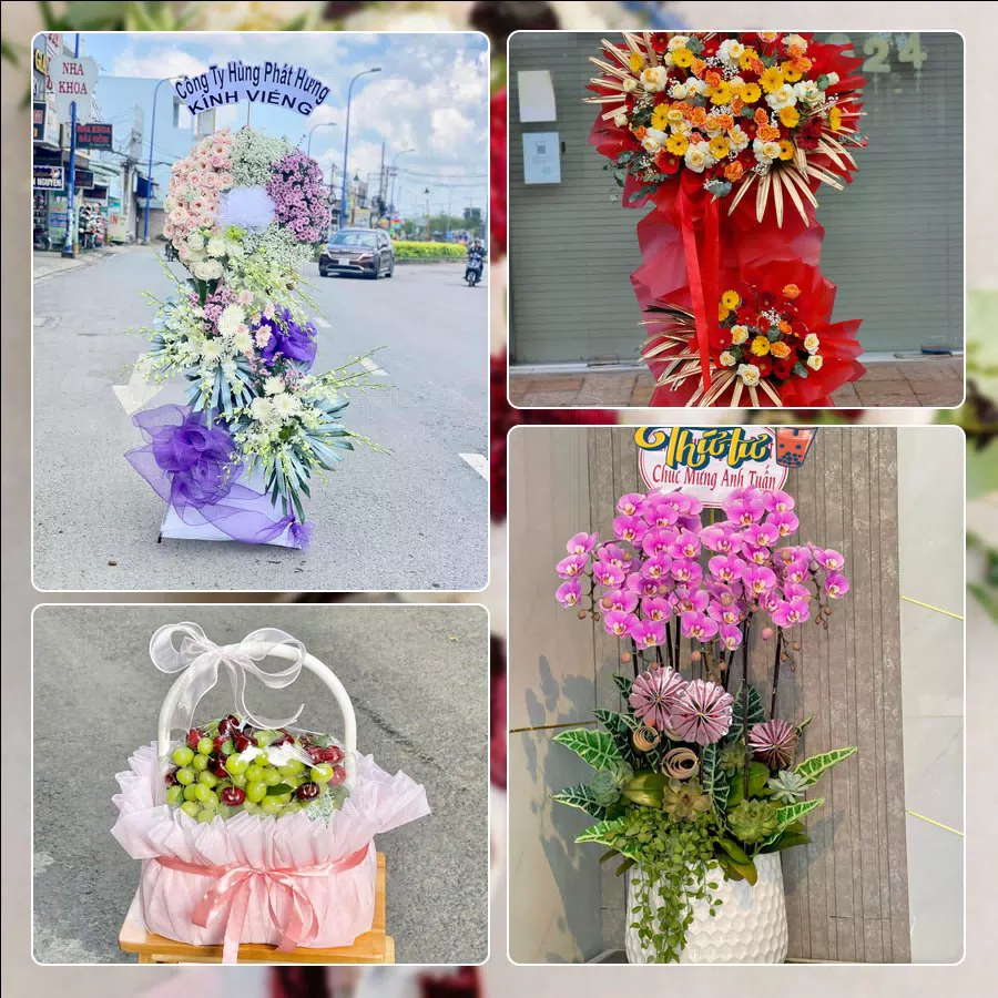 Mẫu hoa tươi cắm mới tại shop hoa Phường Phú Lâm