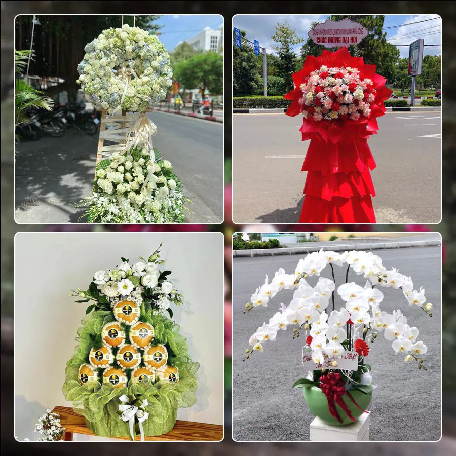 Mẫu hoa tươi cắm mới tại shop hoa Phường An Đông