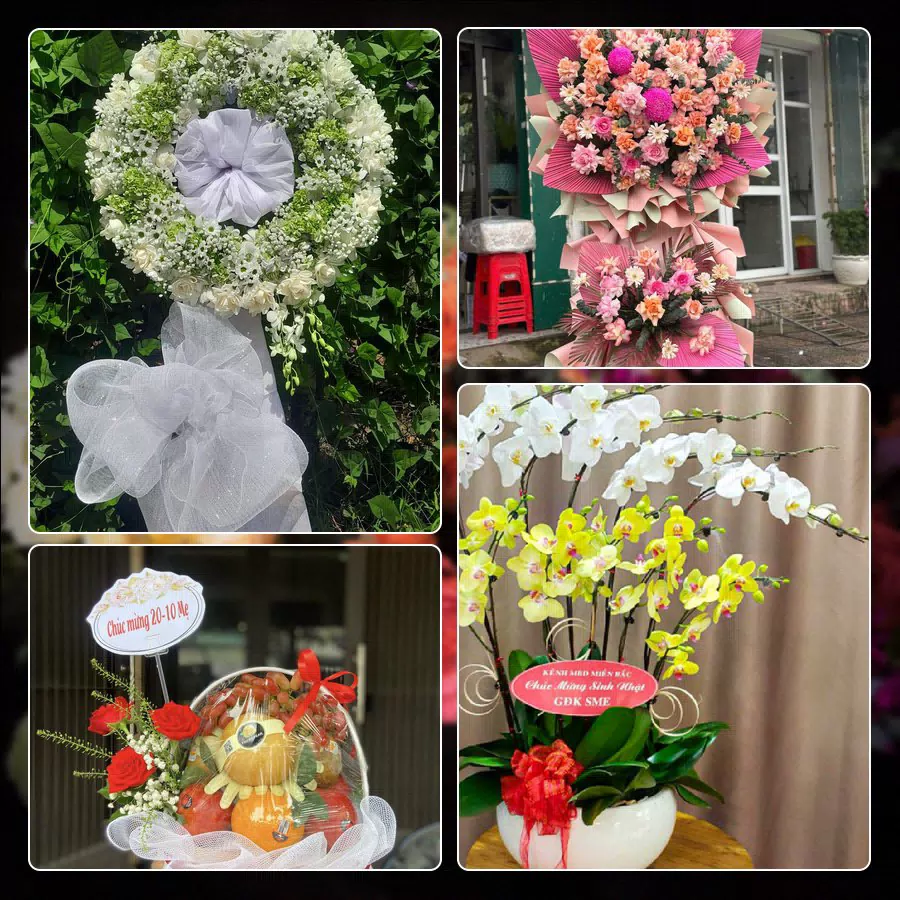 Mẫu hoa tươi cắm mới tại shop hoa Phường Đông Hòa