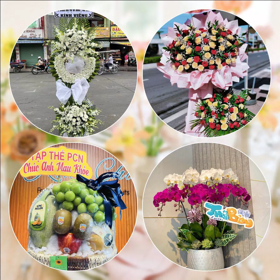 Mẫu hoa tươi cắm mới tại shop hoa Phường Lái Thiêu