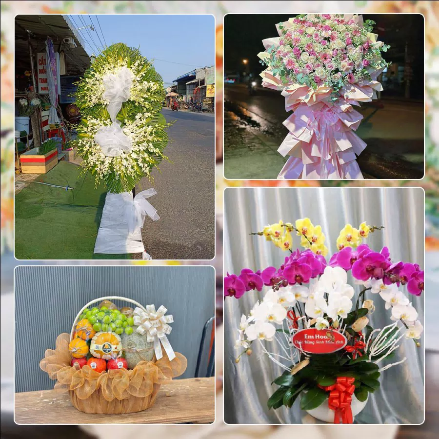 Mẫu hoa tươi cắm mới tại shop hoa Phường Hòa Cường
