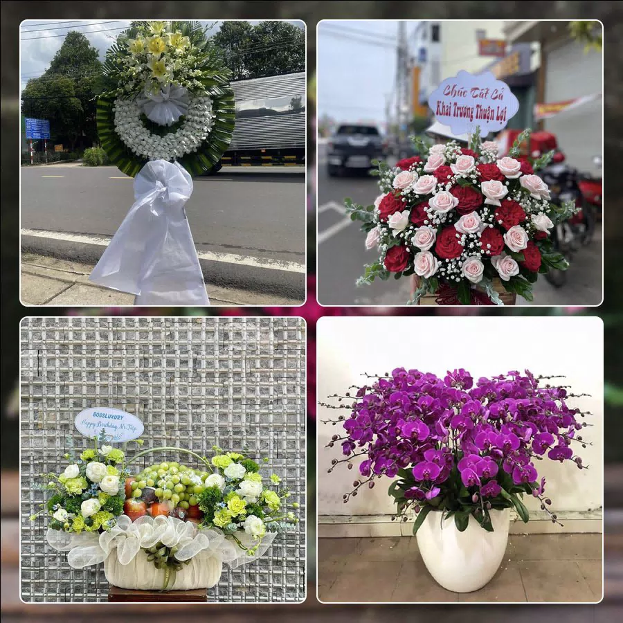 Mẫu hoa tươi cắm mới tại shop hoa Phường Xuân Phương