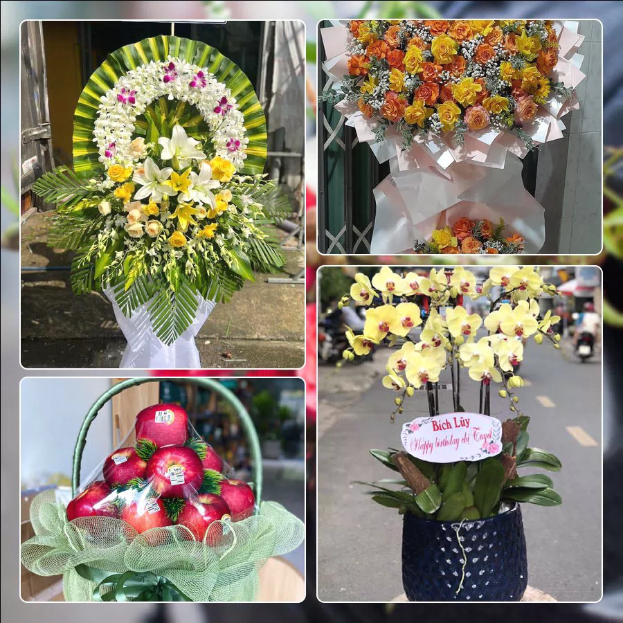Mẫu hoa tươi cắm mới tại shop hoa Phường Tân Tạo