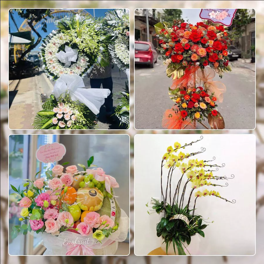 Mẫu hoa tươi cắm mới tại shop hoa Phường Định Công