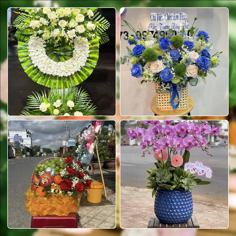 Mẫu hoa tươi cắm mới tại shop hoa Phường Tân Hiệp