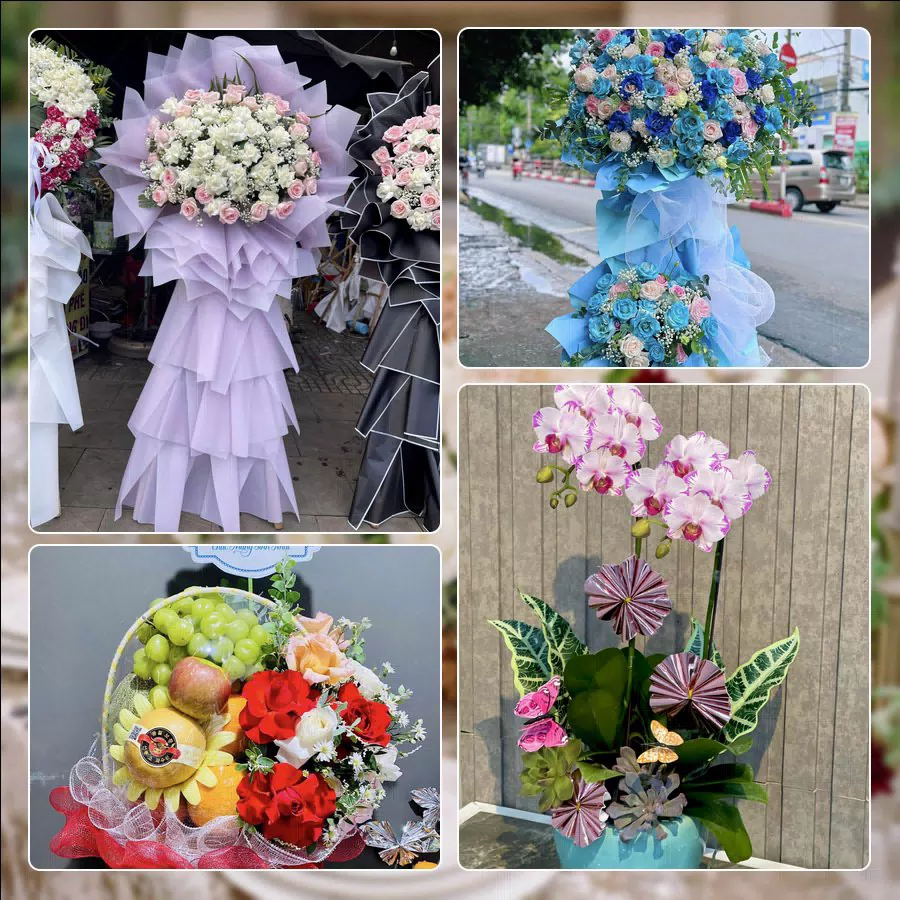 Mẫu hoa tươi cắm mới tại shop hoa Phường Tân Đông Hiệp