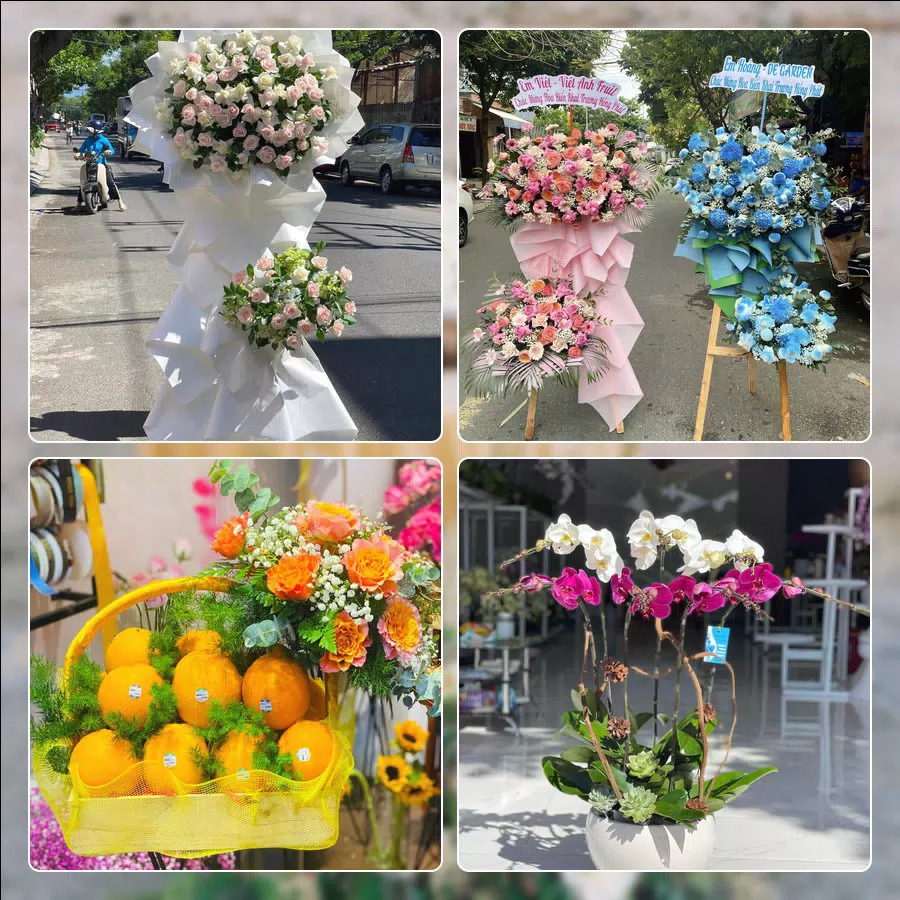 Mẫu hoa tươi cắm mới tại shop hoa Phường Hòa Bình