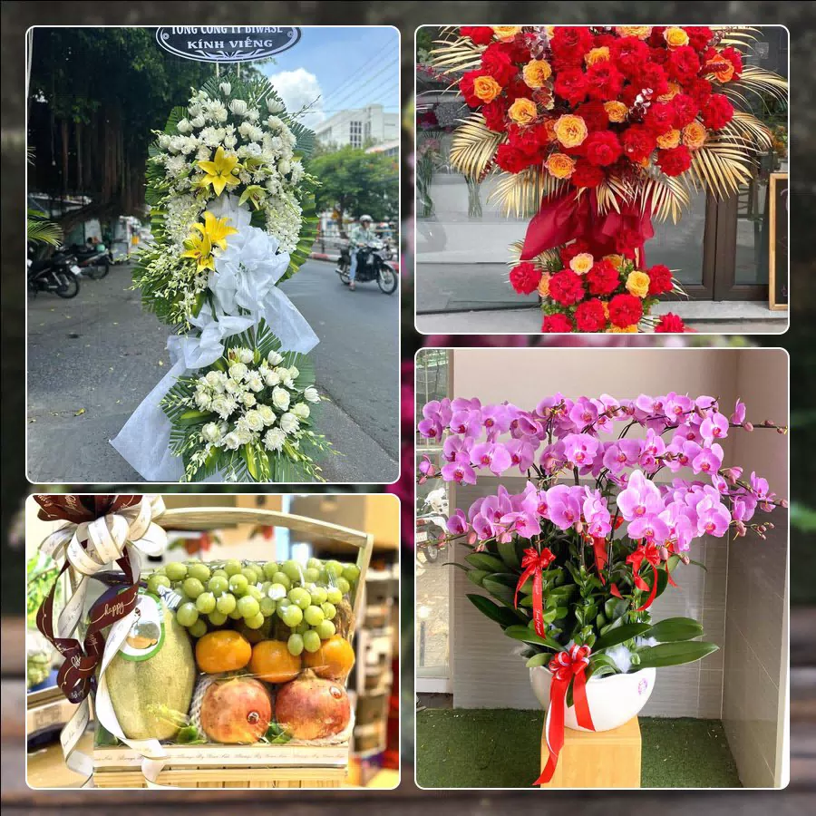 Mẫu hoa tươi cắm mới tại shop hoa Phường Bàn Cờ