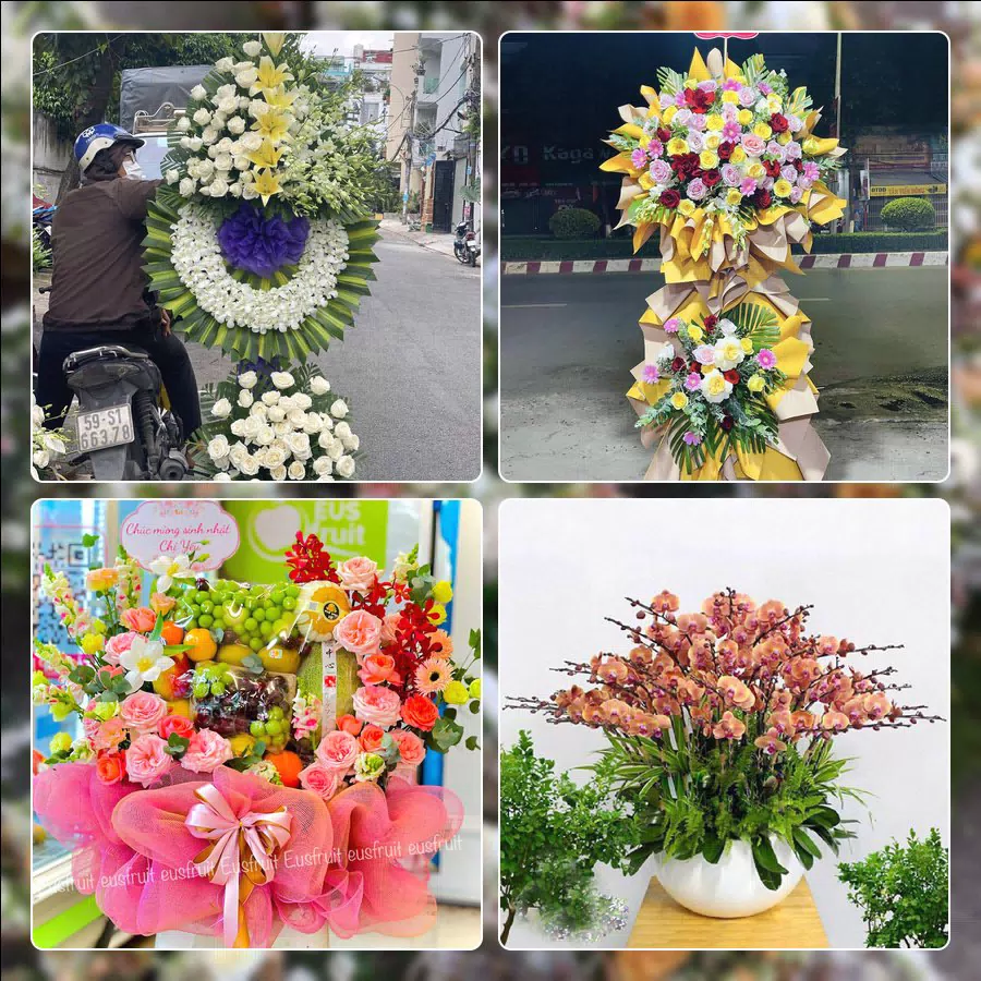 Mẫu hoa tươi ThuyHoaTuoi.Com giao tại Phường Đạo Thạnh
