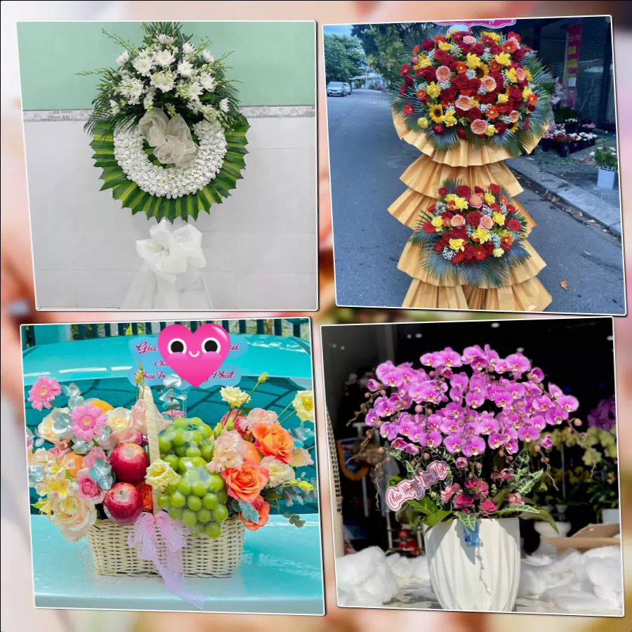 Mẫu hoa tươi đa dạng tại shop hoa Phường Xuân Hòa