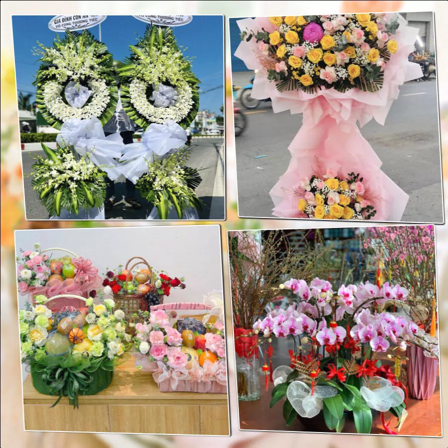 Mẫu hoa tươi đẹp giao tại Xã Bình Chánh, TP.HCM