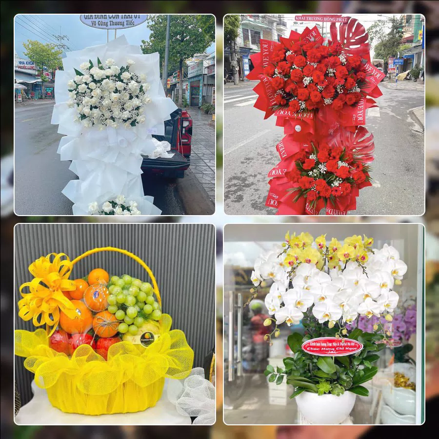 Giỏ trái cây tươi tại shop hoa tươi phường Bình Đức
