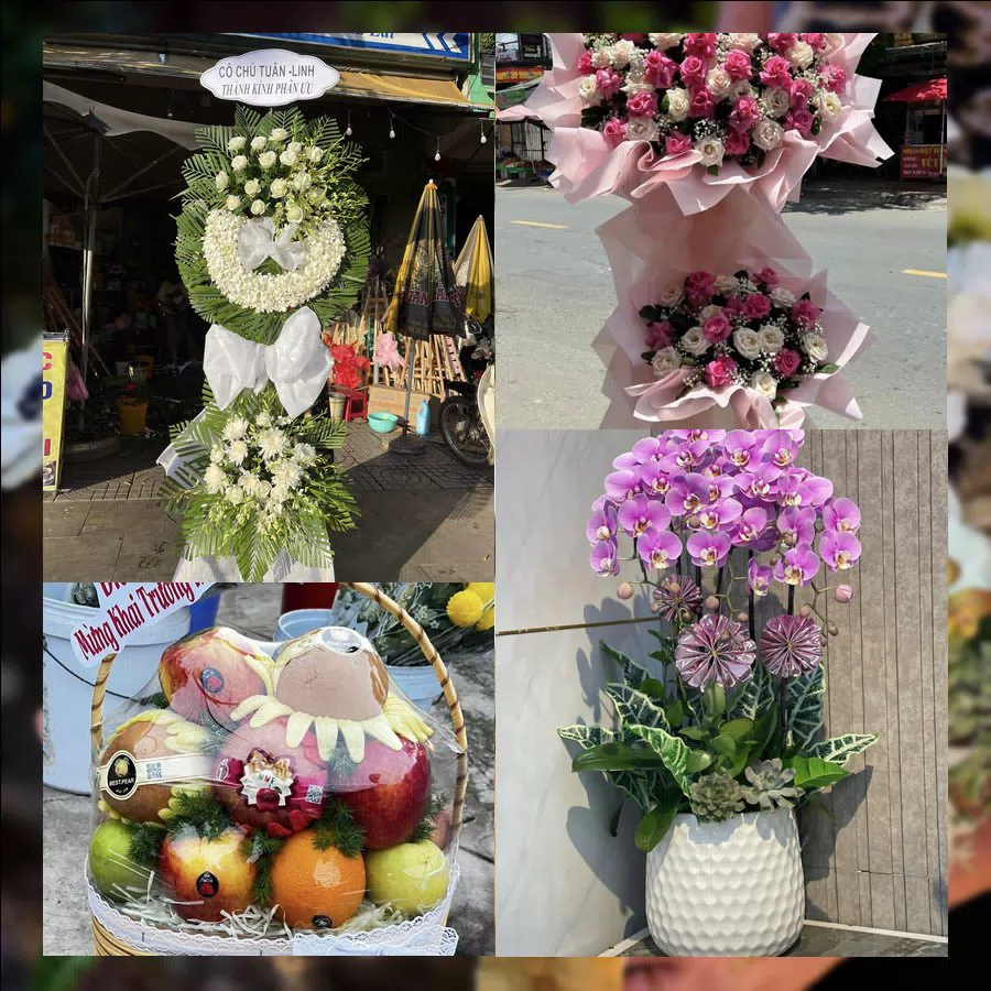 Mẫu hoa tươi tại Shop Hoa Tươi Xã Vạn Lộc, Thanh Hóa