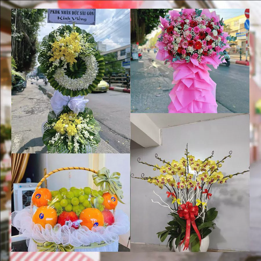 Mẫu hoa tươi tại Shop Hoa Tươi Xã Chợ Mới, An Giang