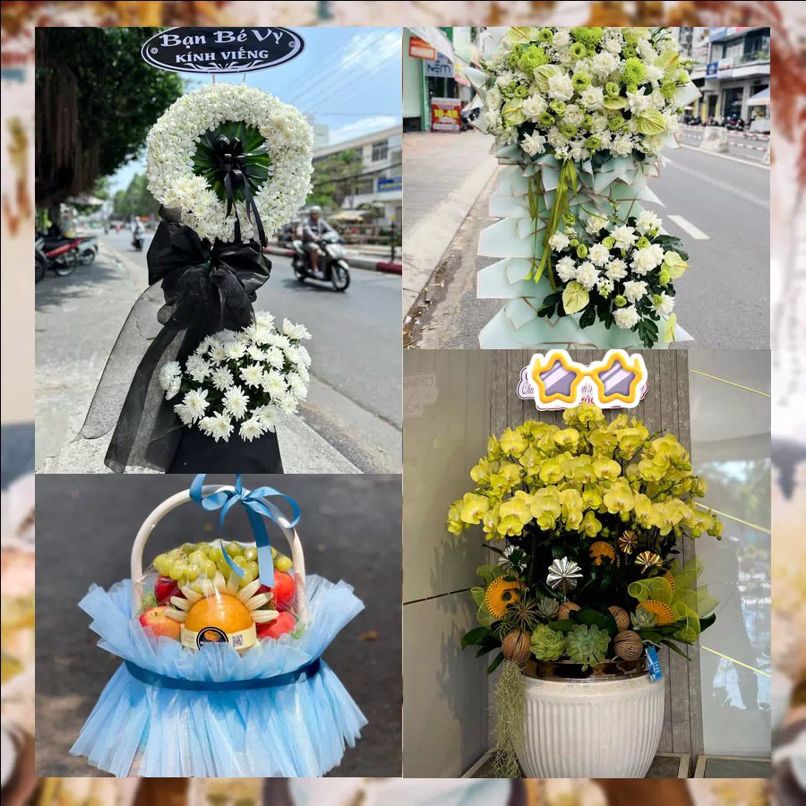 Mẫu hoa tươi tại Shop Hoa Tươi Xã Phú Tân, An Giang