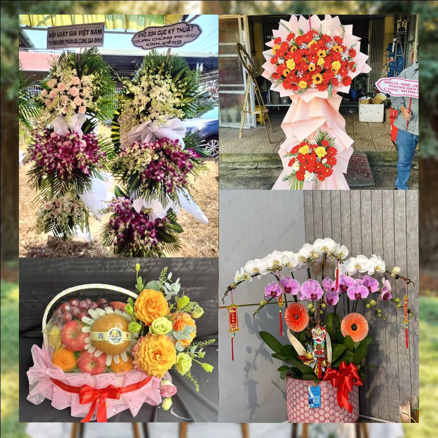 Mẫu hoa tươi tại Shop Hoa Tươi Xã Châu Thành, Đồng Tháp