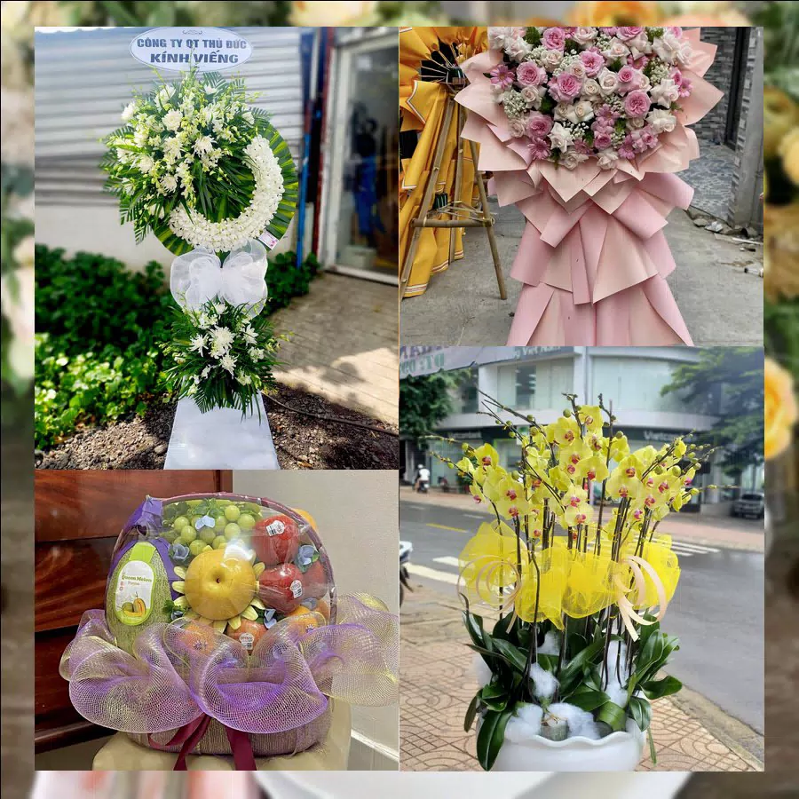 Lẵng hoa tươi giao tận nơi tại Xã Xuân Hưng
