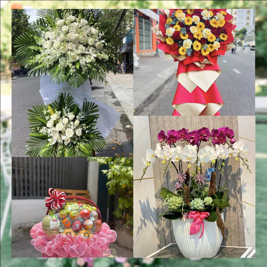 Kệ hoa khai trương tươi thắm giao tại Phường Mỹ Thượng