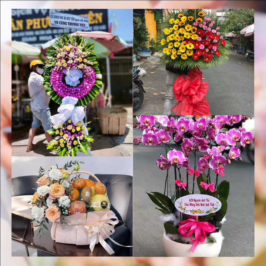 Bó hoa tươi giao tại Phường Thới Long