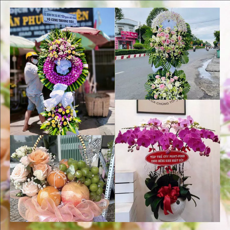 Mẫu hoa tươi giao tại Phường Nam Triệu