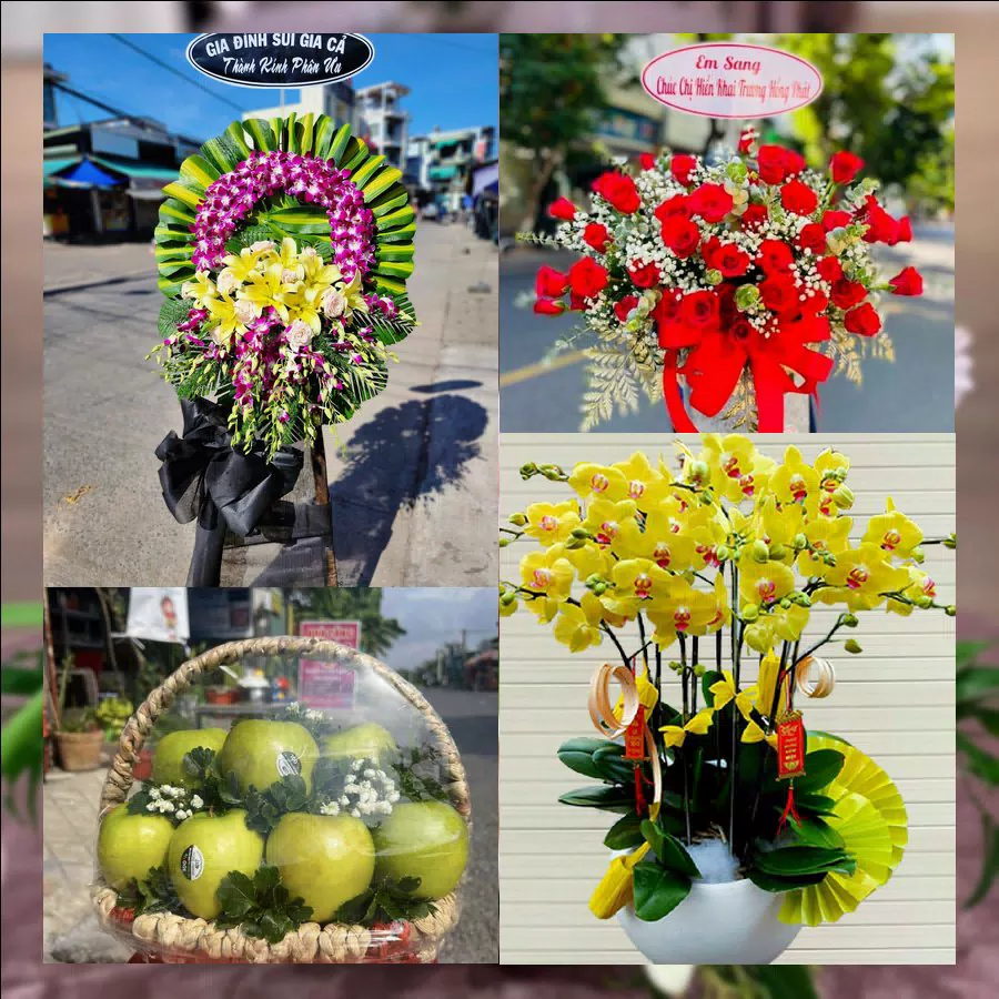 Bó hoa chúc mừng tươi thắm giao tại Xã Diên Khánh