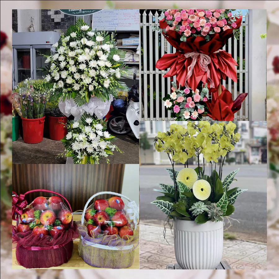 Kệ hoa khai trương tươi thắm giao tại Xã Tuy Phước