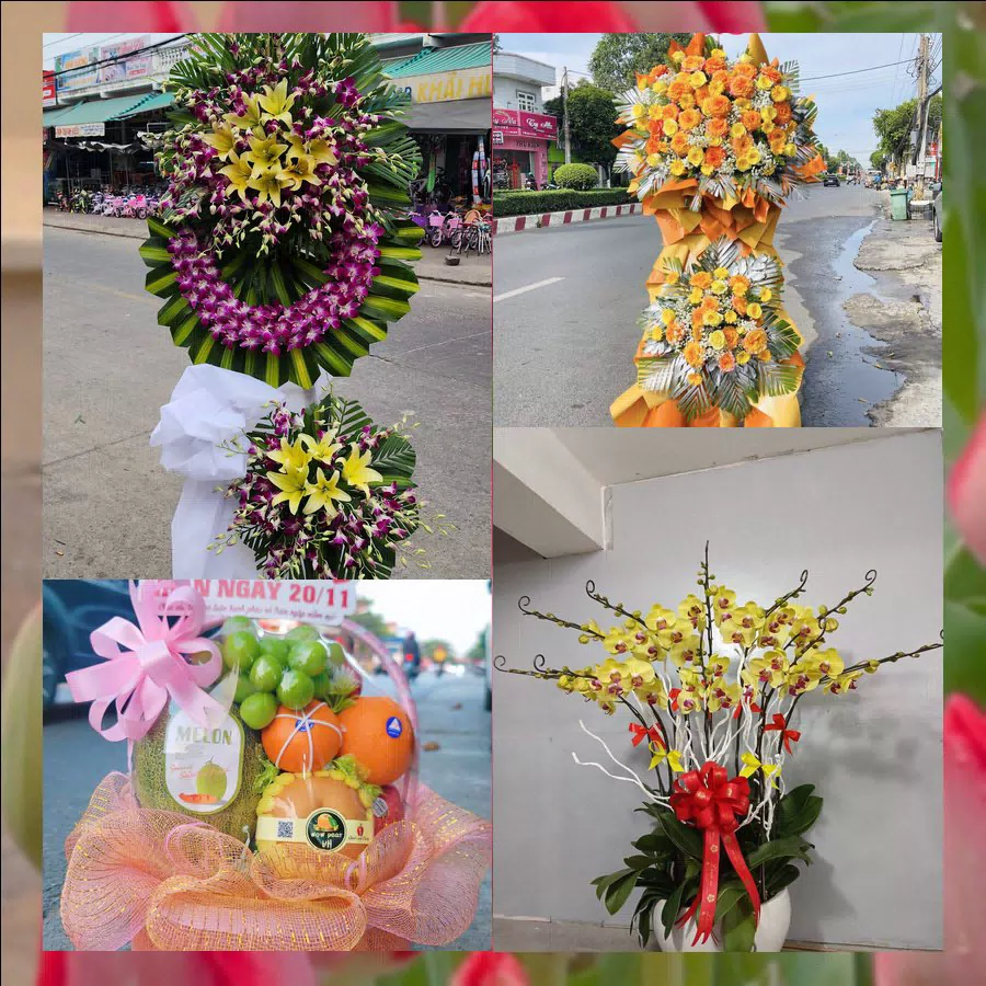 Kệ hoa khai trương tươi thắm giao tận nơi tại Phường Cam Đường