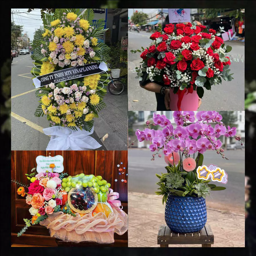 Kệ hoa khai trương tươi thắm giao tại Xã Nga Sơn