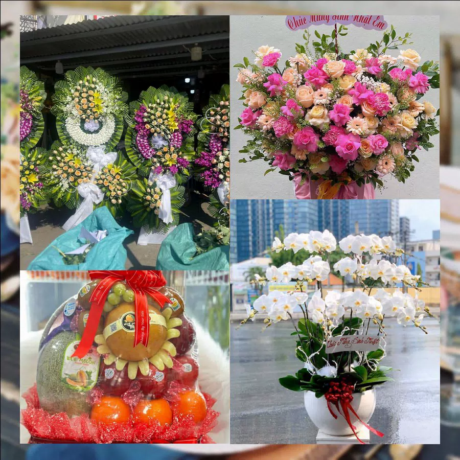 Bó hoa chúc mừng tươi thắm giao tại Xã Kiến Hải