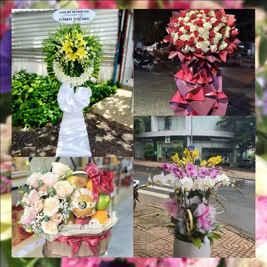 Giỏ hoa và trái cây tươi giao tận nơi tại Phường Cam Linh