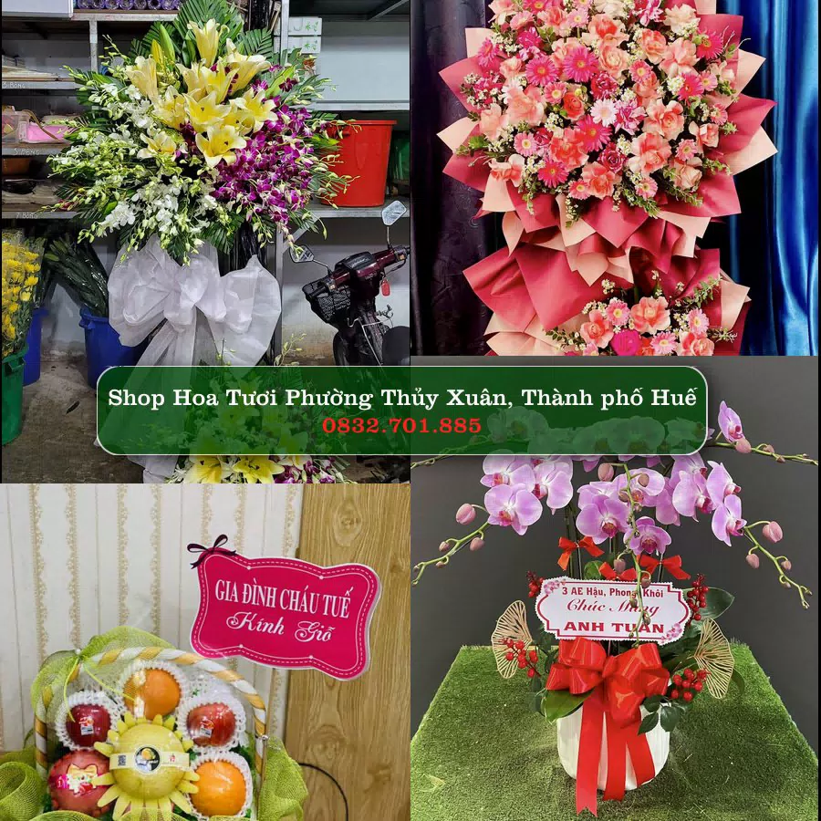 Shop hoa tươi Phường Thủy Xuân, Thành phố Huế - ThuyHoaTuoi.Com giao hoa tận nơi