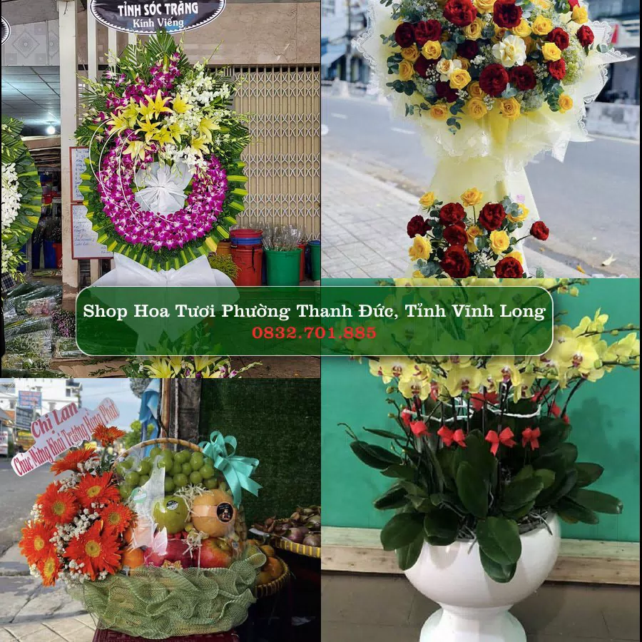 Shop Hoa Tươi Phường Thanh Đức - Tỉnh Vĩnh Long