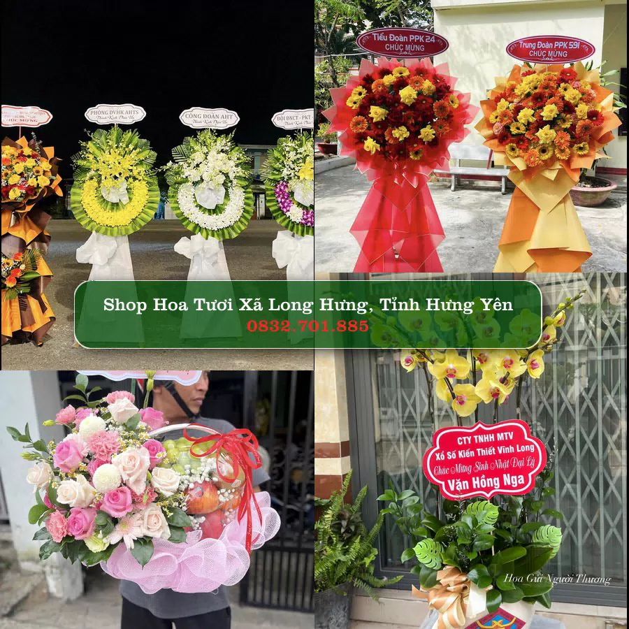 Shop hoa tươi Xã Long Hưng, Tỉnh Hưng Yên - ThuyHoaTuoi.Com giao hoa tận nơi