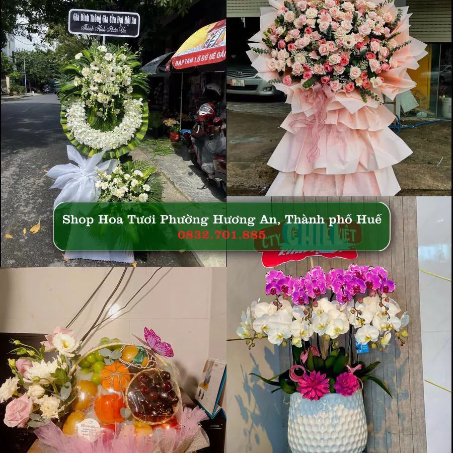 Shop hoa tươi Phường Hương An, Thành phố Huế - ThuyHoaTuoi.Com giao hoa tận nơi